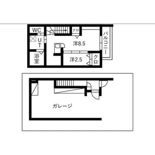 大阪府柏原市玉手町【一戸建】の間取り
