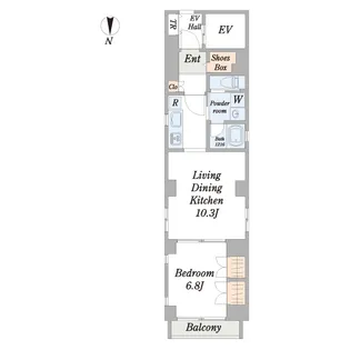 BLD.NAKANO【3階】の間取り