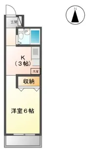 ホームレジデンスA【3階】の間取り