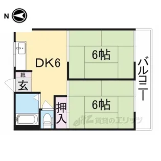 ニュー芝ハイツ【2階】の間取り