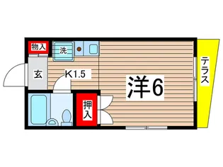 セイシェル【1階】の間取り