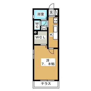 ベルグランディオ【2階】の間取り