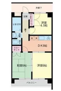 鹿児島県鹿児島市田上1【マンション】の間取り