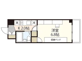 クルーズマンション【5階】の間取り