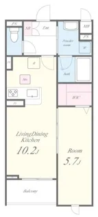 埼玉県さいたま市北区土呂町2【アパート】の間取り