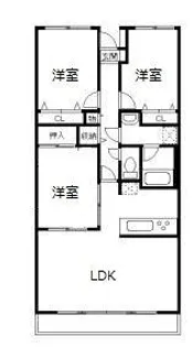 ベルヴィラージュ【3階】の間取り