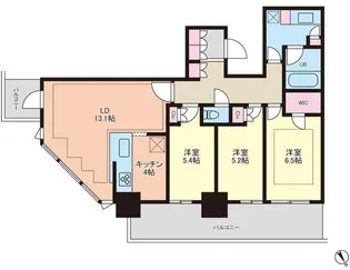 ザ・タワー・十条【36階】の間取り