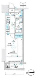 MAXIV八王子TRE【6階】の間取り