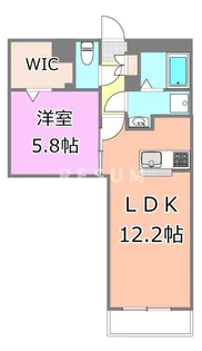 千葉県千葉市中央区新田町【マンション】の間取り