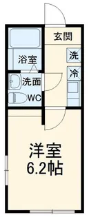 グランディール磯子【1階】の間取り