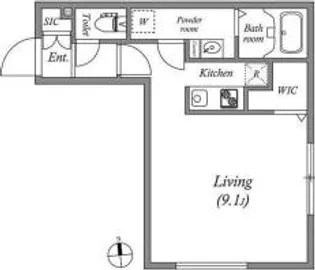 Branche鷺ノ宮【2階】の間取り