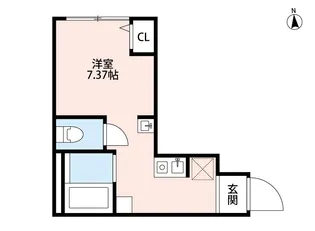 東京都大田区仲六郷4【アパート】の間取り