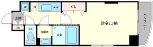 1Kの間取り画像