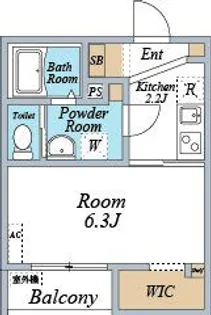 カサデルソルVI【1階】の間取り