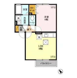 メゾン森Part ?【1階】の間取り