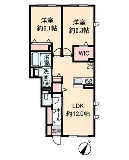 ハイムレトア高田町【1階】の間取り