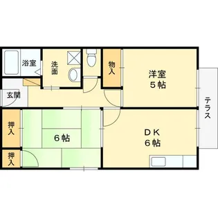 大阪府藤井寺市津堂2【アパート】の間取り