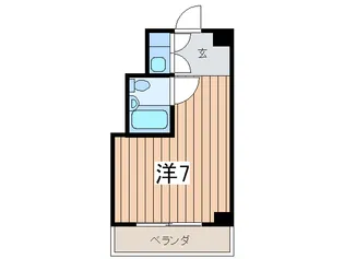 パピリオ-テ西横浜【6階】の間取り