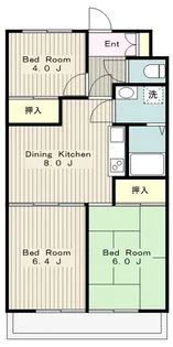 神奈川県相模原市中央区千代田6【マンション】の間取り