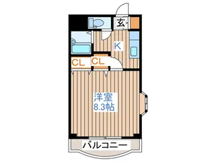 プロシード長町【1階】の間取り