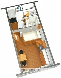 レオパレスコンフォート【2階】の間取り