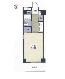 プレイス40【5階】の間取り