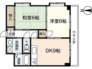 西村ビル(落合)【2階】の間取り