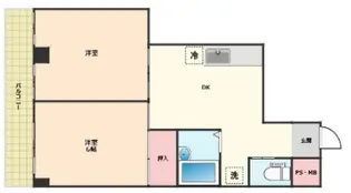 ハイムM.S.T【3階】の間取り