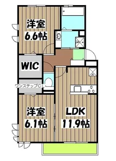 アメニティー・ウエスト【3階】の間取り