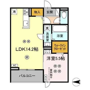 ラルゴ白山通り【2階】の間取り