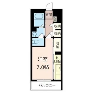 アンシャンティア【1階】の間取り