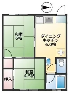 コーポルポール【2階】の間取り