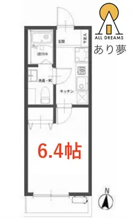 モダンアパートメント鶴見豊岡【1階】の間取り