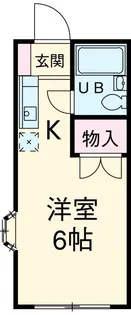 ハウス弦巻【2階】の間取り