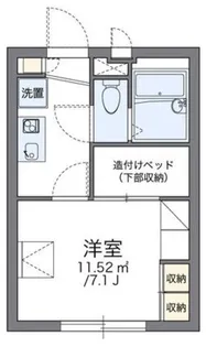 レオパレスサンライズ KW【2階】の間取り