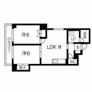 山名屋ビル【2階】の間取り