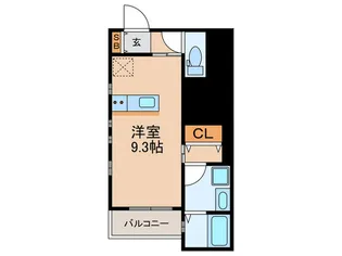 グランメール出在家町【3階】の間取り