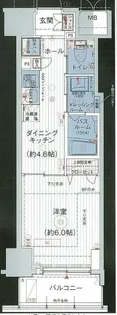 エステムプラザ芝公園【3階】の間取り