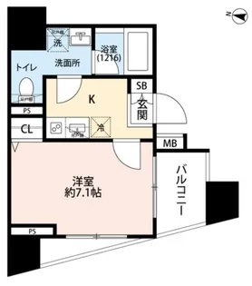 プレール・ドゥーク大森町【11階】の間取り