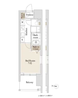 東京都江東区大島3【マンション】の間取り