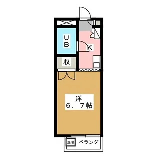 レスト小杉II【1階】の間取り