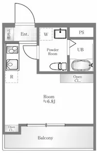 パレ・ドール千駄木II【4階】の間取り