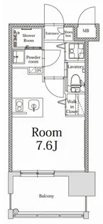 エンクレストALIVE白金【8階】の間取り