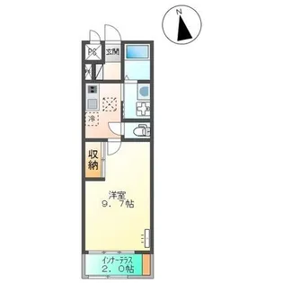 シャリス大津【1階】の間取り