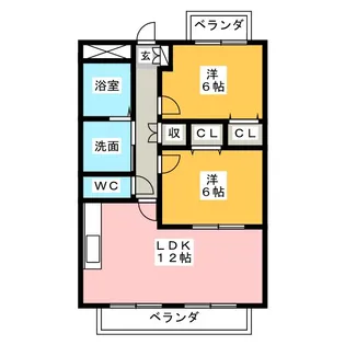 ライヒフロイデ【3階】の間取り