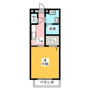 サープラスS&K【2階】の間取り