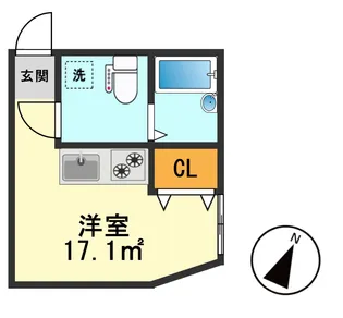 東京都葛飾区鎌倉3【アパート】の間取り