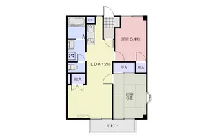 スリーゼロジュマン【2階】の間取り