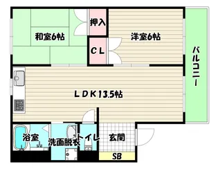 兵庫県尼崎市塚口町2【マンション】の間取り