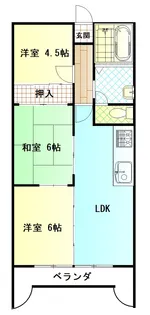 セントラルヨーコー【5階】の間取り
